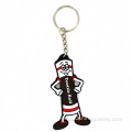 Personalized 3D PVC Soft Key Rings For Advertising Gift